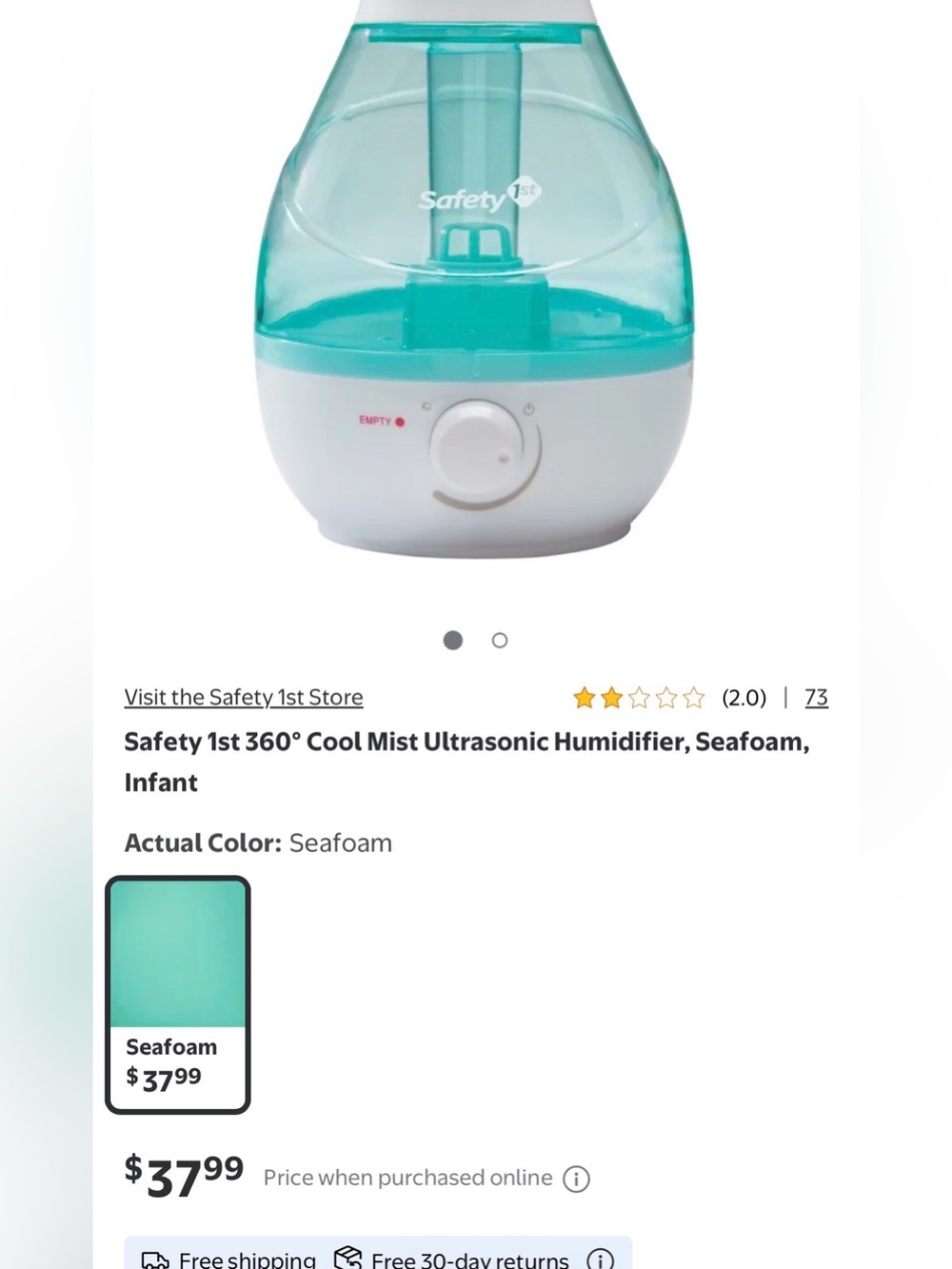 Safety 1st Humidifier - Picture 4 of 4